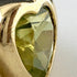 Ring 18K Yellow Gold with Peridot