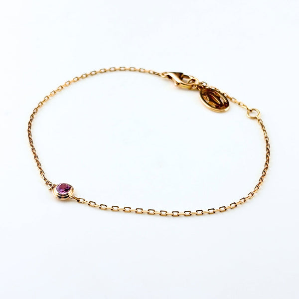 Bracelet 18K Rose Gold with Sapphire