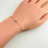 Bracelet 18K Rose Gold with Sapphire