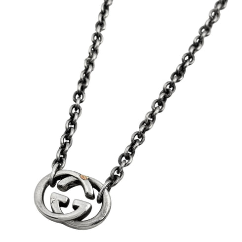 GG Pendant Necklace Sterling Silver