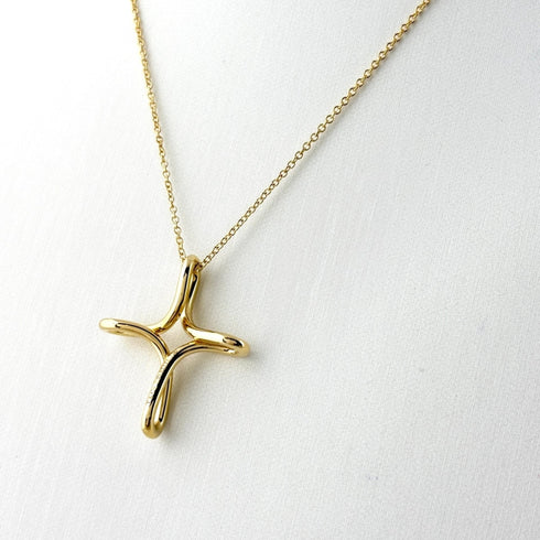 Elsa Peretti Pendant Necklace 18K Yellow Gold 25.1mm