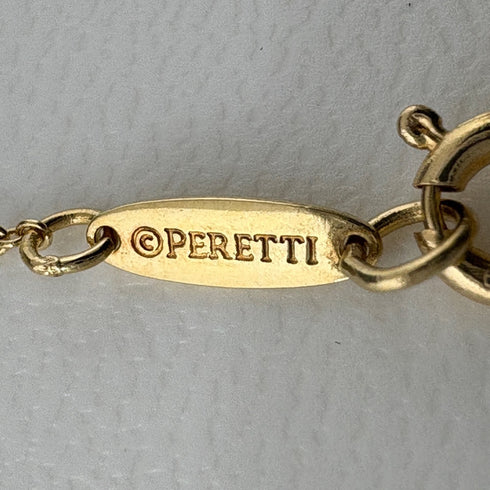 Elsa Peretti Pendant Necklace 18K Yellow Gold 25.1mm