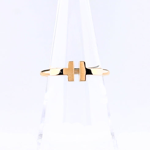 T Wire Ring 18K Rose Gold