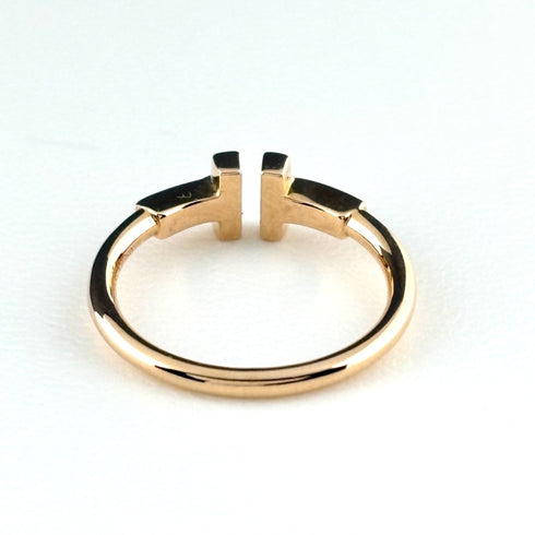 T Wire Ring 18K Rose Gold