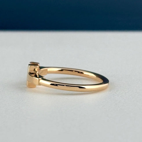 T Wire Ring 18K Rose Gold