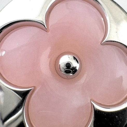Pendant Necklace With Pink Opal and Diamond 750