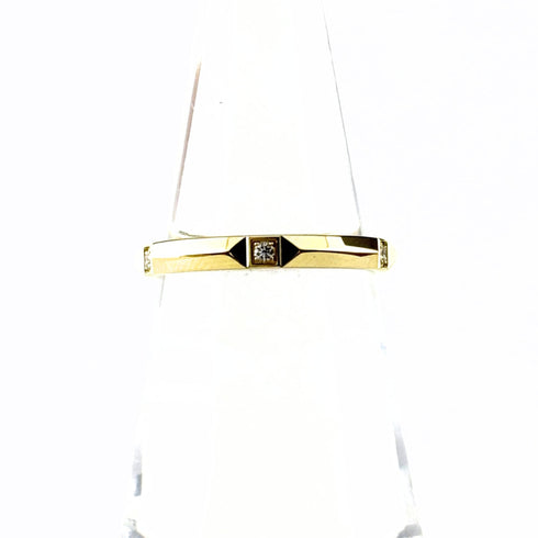 True Ring 18K Yellow Gold with Diamond
