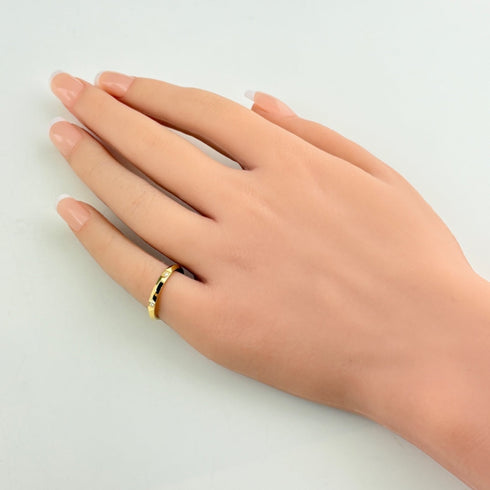 True Ring 18K Yellow Gold with Diamond