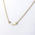 T Smile Mini Pendant Necklace 18K Yellow Gold