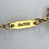 T Smile Mini Pendant Necklace 18K Yellow Gold