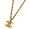 CC Logo Pendant Necklace Metal