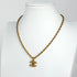 CC Logo Pendant Necklace Metal