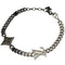 Instinct Bracelet Metal Black and Silver