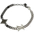 Instinct Bracelet Metal Black and Silver