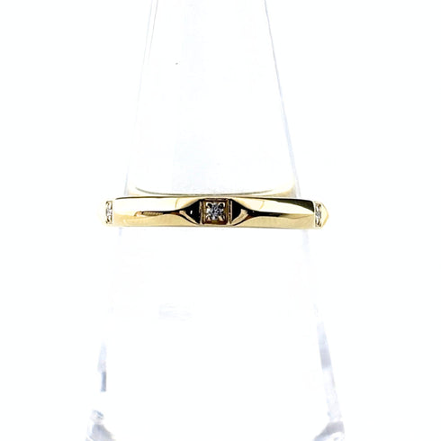 Ring 18K Yellow Gold With Diamond