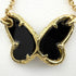 Pendant Necklace 18K Yellow Gold with Onyx