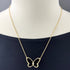 Pendant Necklace 18K Yellow Gold with Onyx