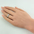 Band Ring 750 With Diamond