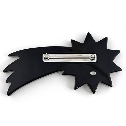 CC Logo Star Brooch Sterling Silver