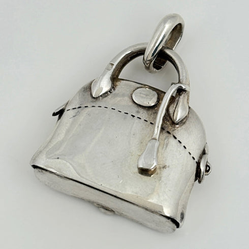 Bolide Motif Pendant Necklace Sterling Silver