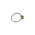 Vintage Band Ring Sterling Silver and 18K Yellow Gold