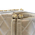 All Slide Long Vanity Case with Chain Quilted Lambskin Small