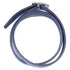 Charm Bracelet Leather Light Blue and Navy