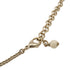 CC Logo Chain Pendant Necklace Gold-Tone Metal
