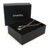 CC Logo Chain Pendant Necklace Gold-Tone Metal