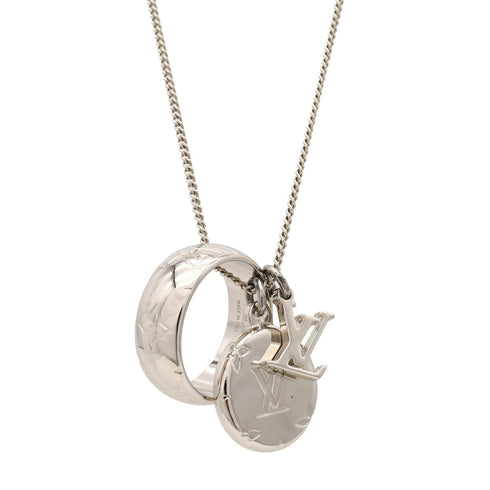 Pendant Necklace Metal Silver