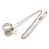 Pendant Necklace Metal Silver