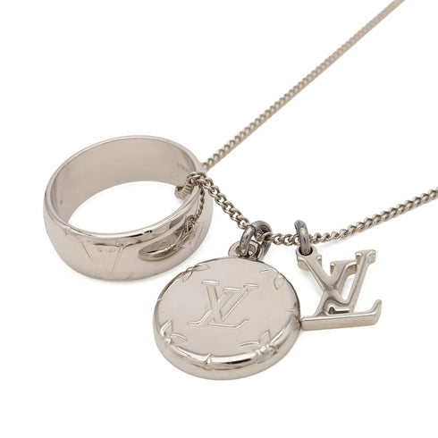Pendant Necklace Metal Silver