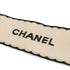 Ribbon Brooch Satin Black and Ivory