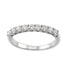 Ring Platinum With Half Diamond