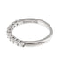 Ring Platinum With Half Diamond