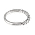 Ring Platinum With Half Diamond