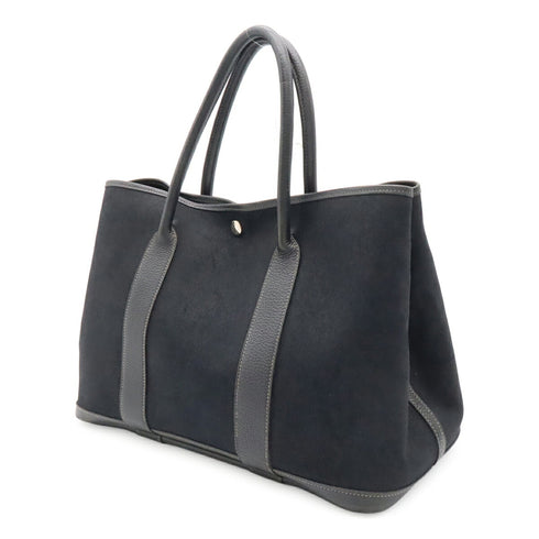 Garden Party Tote Toile and Leather 36