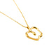 Apple Pendant Necklace 18K Yellow Gold