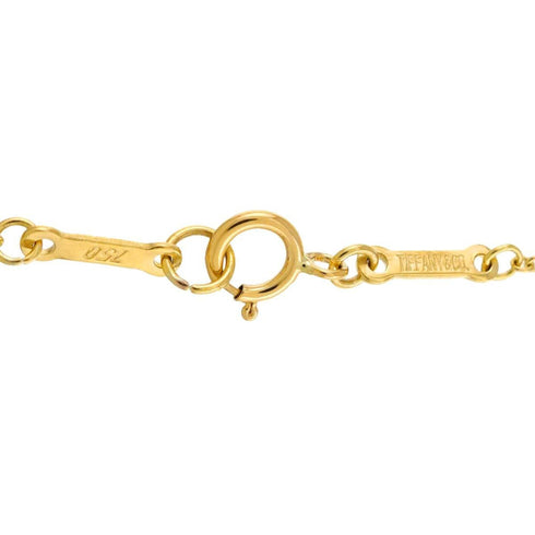Apple Pendant Necklace 18K Yellow Gold