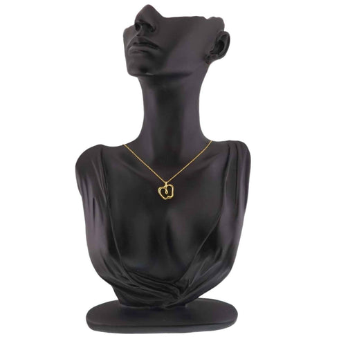 Apple Pendant Necklace 18K Yellow Gold