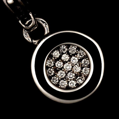 La Ronde Pendant Necklace 18K White Gold