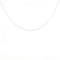 Pendant Necklace 18K White Gold