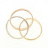 Vendome Louis Cartier Band Ring 18K Tricolor Gold