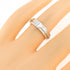 T Two Narrow Ring 18K White Gold