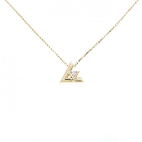 Vault One Pendant Necklace 18K White Gold and 18K Yellow Gold Mini