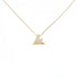 Vault One Pendant Necklace 18K White Gold and 18K Yellow Gold Mini