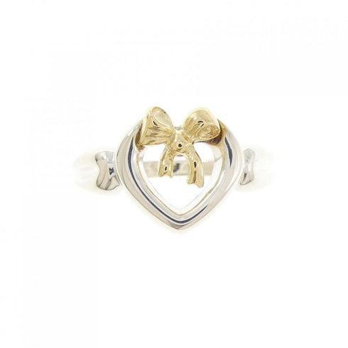 Band Ring 18K Yellow Gold and Sterling Silver