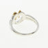 Band Ring 18K Yellow Gold and Sterling Silver