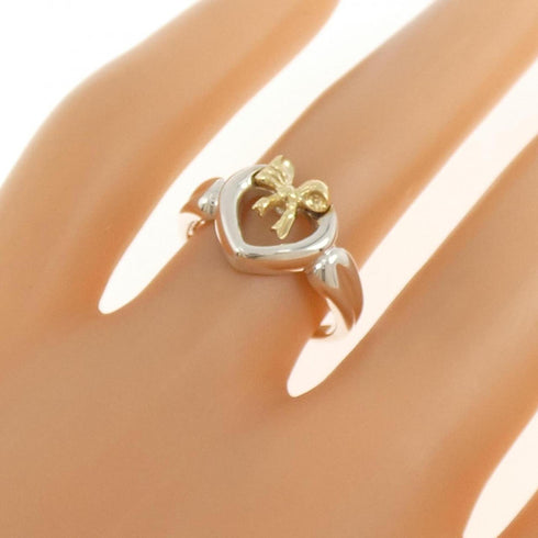 Band Ring 18K Yellow Gold and Sterling Silver