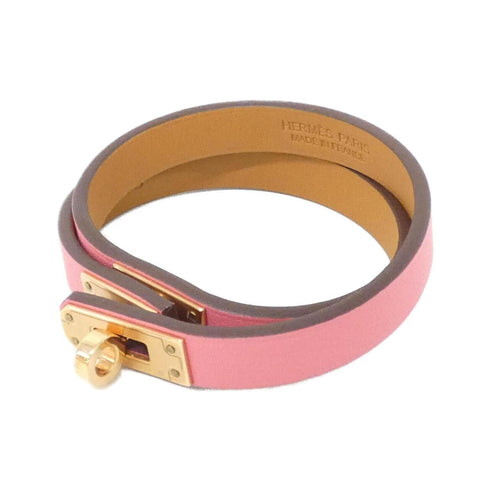 Mini Kelly Double Tour Bracelet Swift Leather Rose Azalee